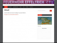 feuerwehr-effeltrich.de Webseite Vorschau