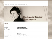 heidemariaoberthuer.com Webseite Vorschau