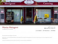 martas-metzgerei.de Webseite Vorschau