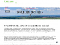 dorfleben-boechingen.de Webseite Vorschau