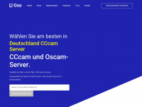 cccam-oscam.com Webseite Vorschau