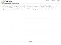 it-kant.de Webseite Vorschau