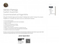 verein-pamoja.ch Webseite Vorschau