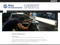 kfz-kins.de Webseite Vorschau