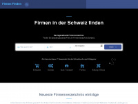 firmenfinden.ch Webseite Vorschau