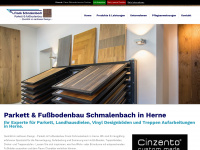 parkett-schmalenbach.com Webseite Vorschau