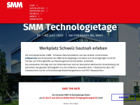 smm-technologietage.ch Webseite Vorschau