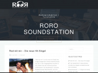 roro-soundstation.at Webseite Vorschau