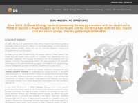 dii-desertenergy.org Webseite Vorschau