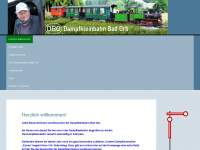 dampfkleinbahn-bad-orb.de Webseite Vorschau