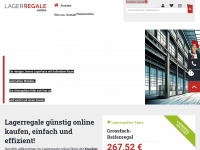 lagerregale-online.de Webseite Vorschau