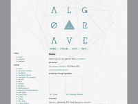 algorave.com Webseite Vorschau