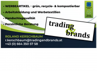tradingandbrands.at Webseite Vorschau