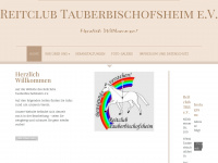 reitclub-tauberbischofsheim.de Webseite Vorschau