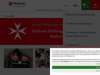 malteser-bildungszentrum-bw.de Webseite Vorschau