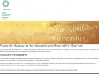 klassische-homöopathie-bochum.de Webseite Vorschau