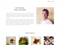 chef-pepe.eu Webseite Vorschau