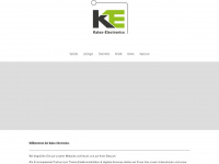 kalex-electronics.de Webseite Vorschau