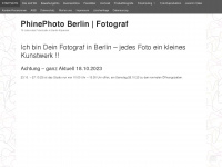 phinephoto-berlin.de Webseite Vorschau