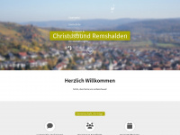 christusbund-remshalden.de Webseite Vorschau