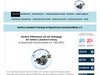 dackelklub-landshut-freising.de Webseite Vorschau