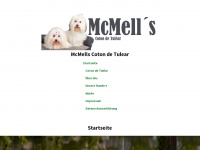 mcmells.com Webseite Vorschau