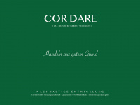 cordare.info Webseite Vorschau