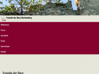 burgruine-starhemberg.at Webseite Vorschau