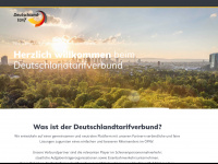 deutschlandtarifverbund.de Webseite Vorschau
