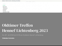 oldtimer-lichtenberg.de Webseite Vorschau