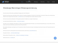 webdesign-memmingen.com Webseite Vorschau