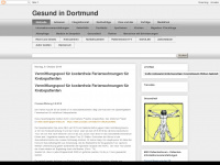 gesund-in-dortmund.blogspot.com Webseite Vorschau