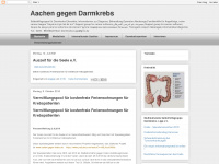 aachen-gegen-darmkrebs.blogspot.com Webseite Vorschau