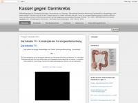 kassel-gegen-darmkrebs.blogspot.com Webseite Vorschau