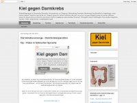 kiel-gegen-darmkrebs.blogspot.com Webseite Vorschau