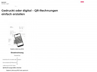 qr-generator.ch Webseite Vorschau