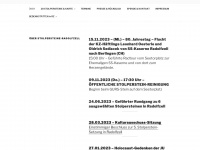 stolpersteine-radolfzell.de Webseite Vorschau