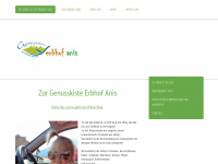 erbhof-anis.at Webseite Vorschau