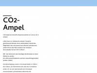 co2ampel.ch Webseite Vorschau