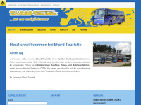 ehard-touristik.de Webseite Vorschau