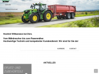 zuern-landtechnik.de Webseite Vorschau