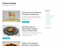 dianas-salate.de Webseite Vorschau