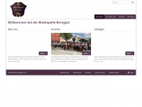 blaskapelle-berngau.de Webseite Vorschau