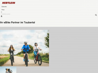 hertlein.bike Webseite Vorschau