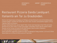 ristoranteganda.ch Webseite Vorschau
