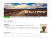 hauserundpartner.com Webseite Vorschau
