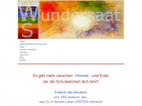 wundersaat.net Webseite Vorschau
