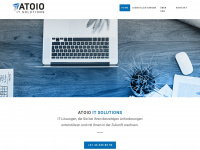 atoio.ch Webseite Vorschau