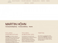 martinhöhn.de Webseite Vorschau