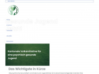 gesundejugendjetzt.ch Webseite Vorschau